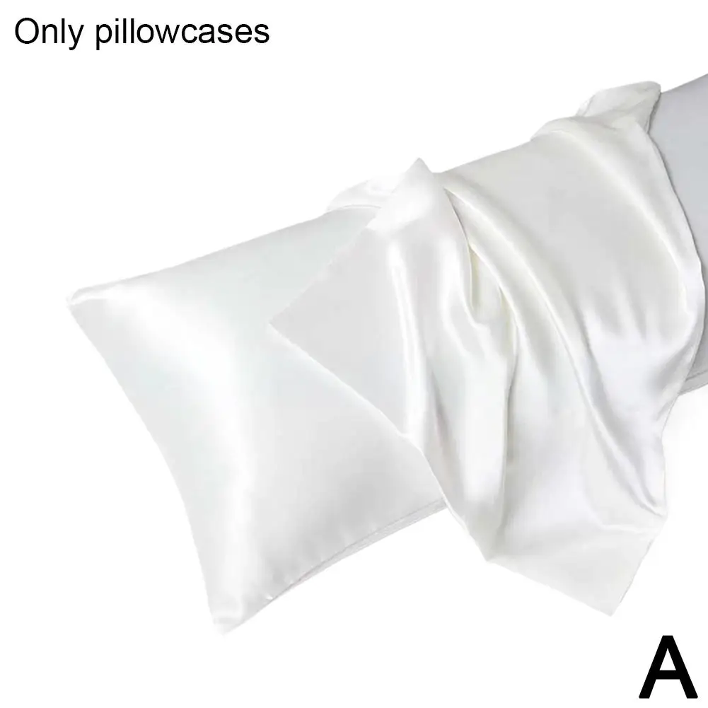 Нова атласна шовкова наволочка з 1 шт. Наволочка для захисту шкіри волосся Суперм’яка наволочка Зручна домашня постільна білизна Чохли