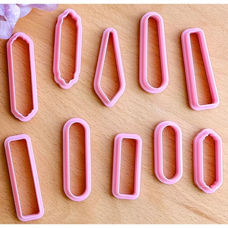 SoftPotteryEarringsClayMoldMiniBohemianStyleHollowLongPendant