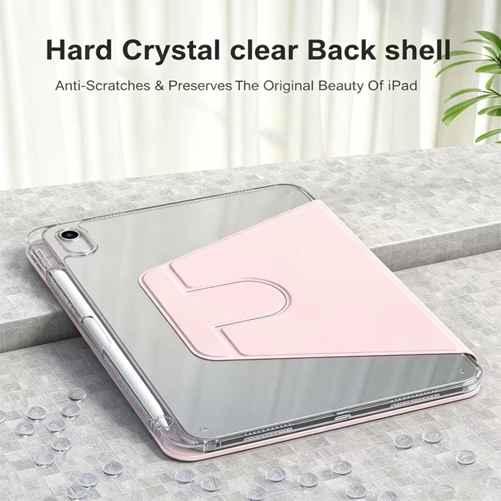 Swiveling 360° Rotation Tablet Cover for iPad Air, iPad, and iPad Pro