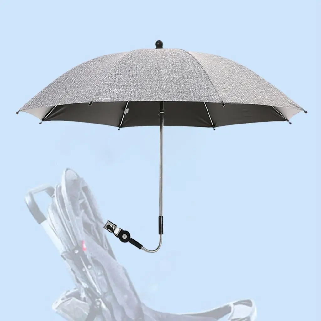 Adjustable Baby Stroller Umbrella Pram Pushchair Parasol Sun Shade