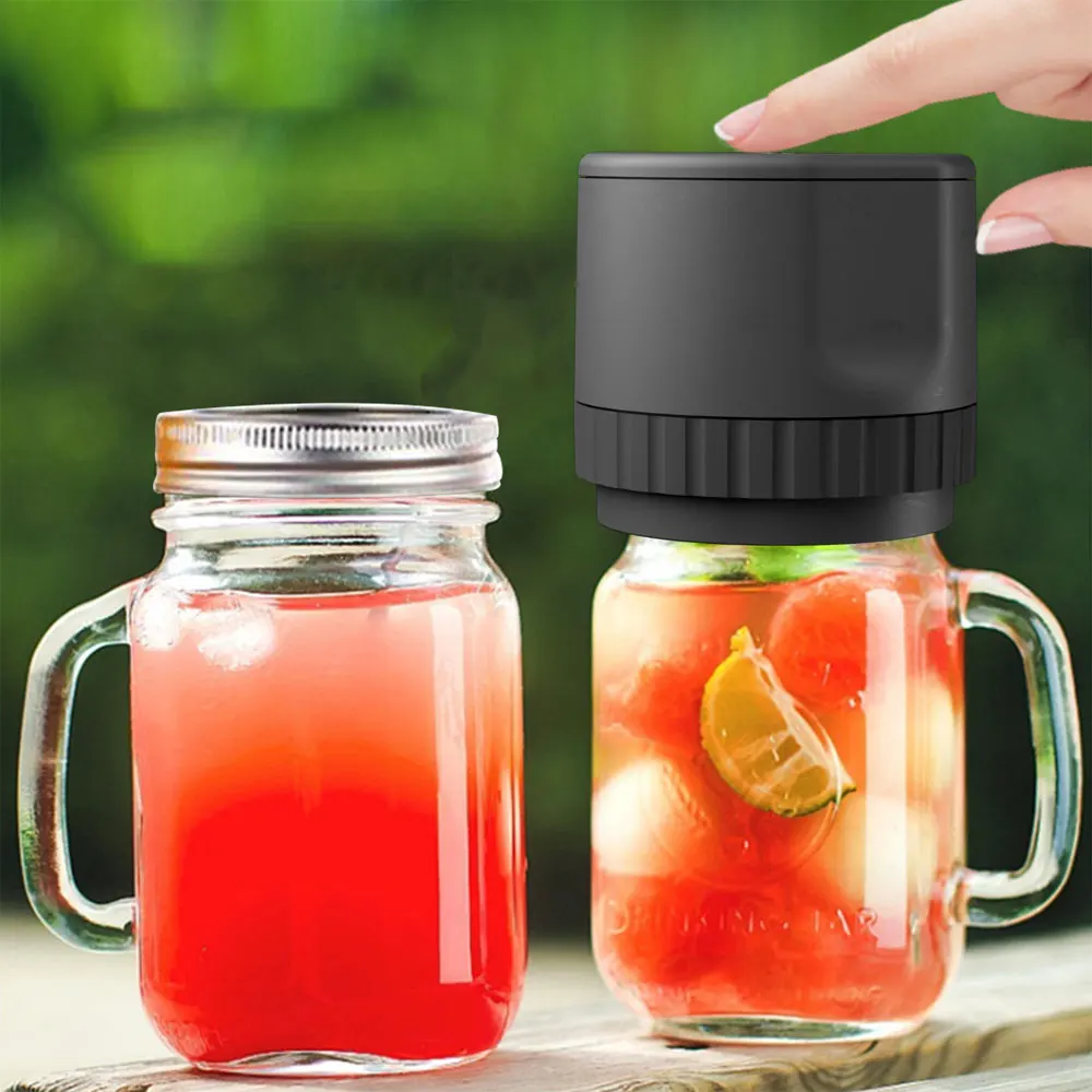 

Electric Mason Jar Vacuum Sealer Kit for Wide Mouth and Regular Mouth