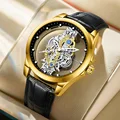 Gold black Leather