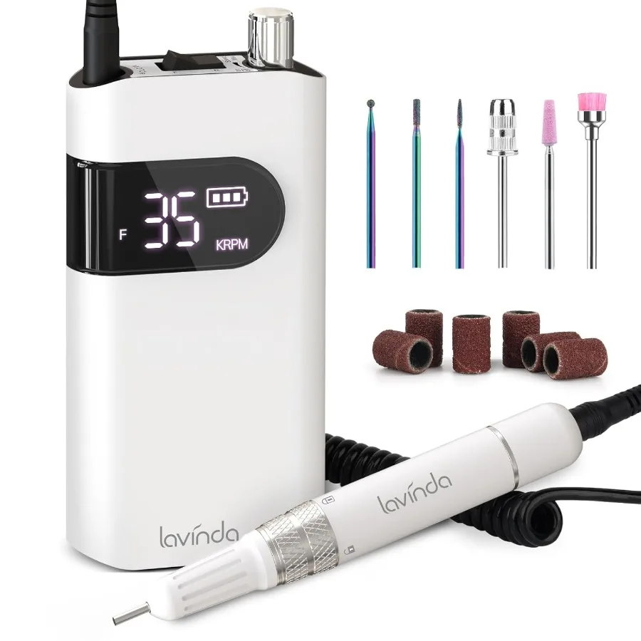 High Speed Cordless 35000RPM Nail Drill Machine