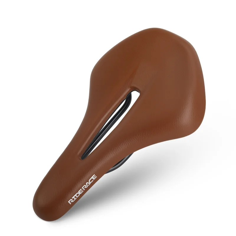 Comfortable PU Leather Bicycle Saddle - Soft, Breathable & Shockproof Outdoor Cycling Cushion
