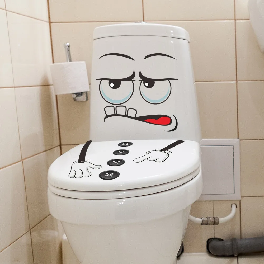 Toilet Lid Sticker Bathroom Toilet Seat Sticker Grass Self-Adhesive Decals Removable Stickers Wallpaper For Restroom Home Decor toilet stickers toilet wall stickers toilet seat stickers
