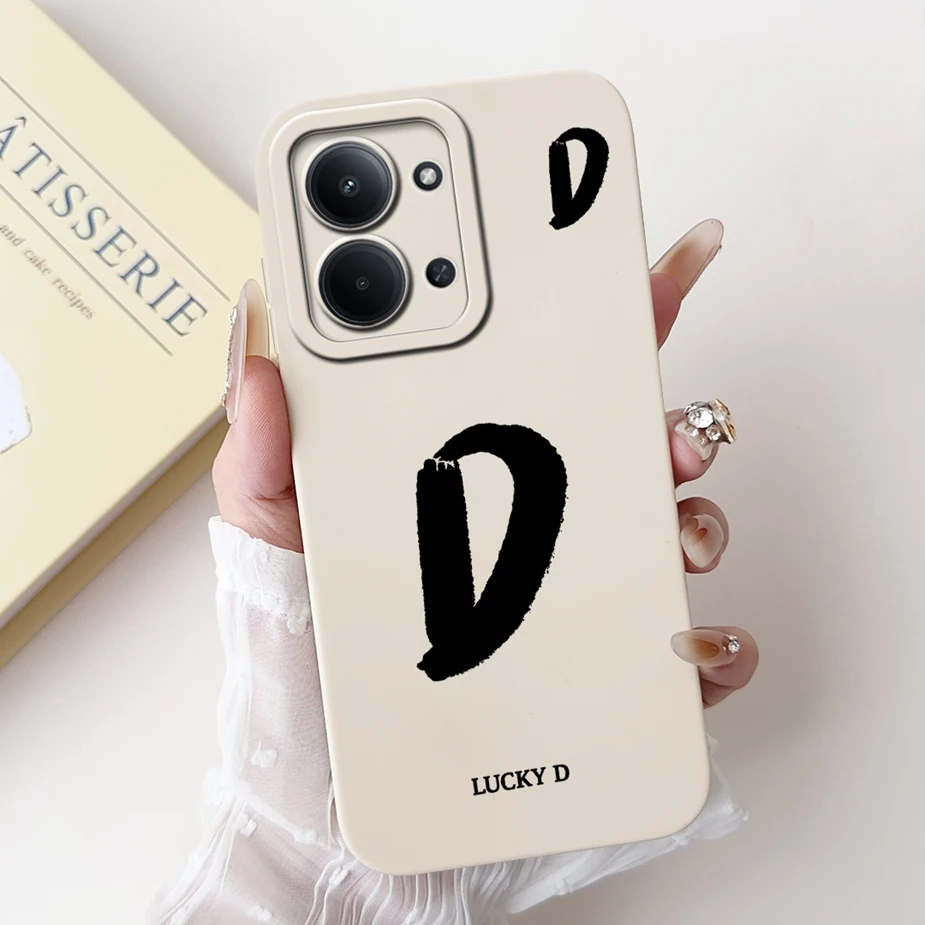 Cute Lucky Letters Shockproof Phone Case, Soft s Cover