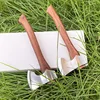 Mini Play Collection Gift Axe Stainless Steel Sharp Outdoor Camping Survival Axe Sandalwood Handle Fixed Blade Knife With Holder 2