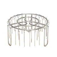 Support de gril Vertical en acier inoxydable, support de brochette de Barbecue Vertical détachable, support de brochette 12/24/49 5