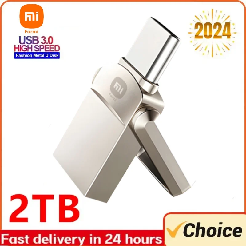 Type-C Chiavette Usb 2Tb Flash Disk Usb 3.0 Chiavetta Usb Pendrive 1Tb Drive Pen Drive Memoria Usb Impermeabile Per Telefono/Tablet/Pc