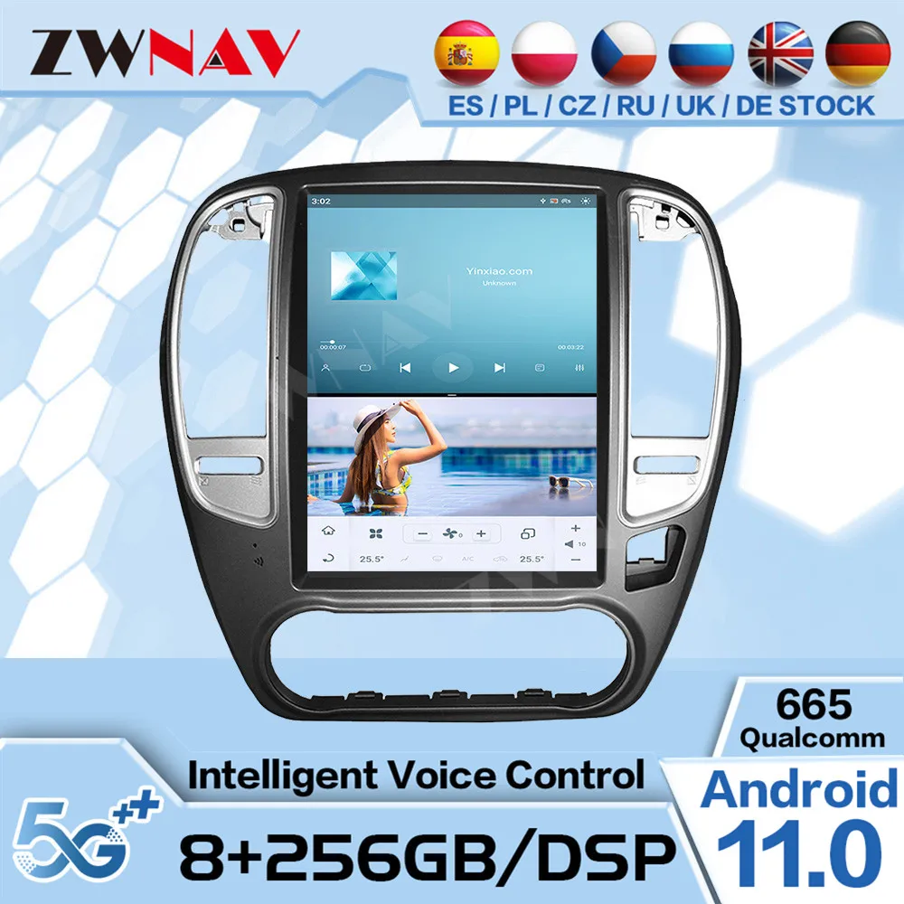 128GB tesa- obrazovka pro NISSAN SYLPHY 2005 2006 2007 2008 2009-2012 Android 9.0 auto multimediální hráč GPS navigace rádio stereo