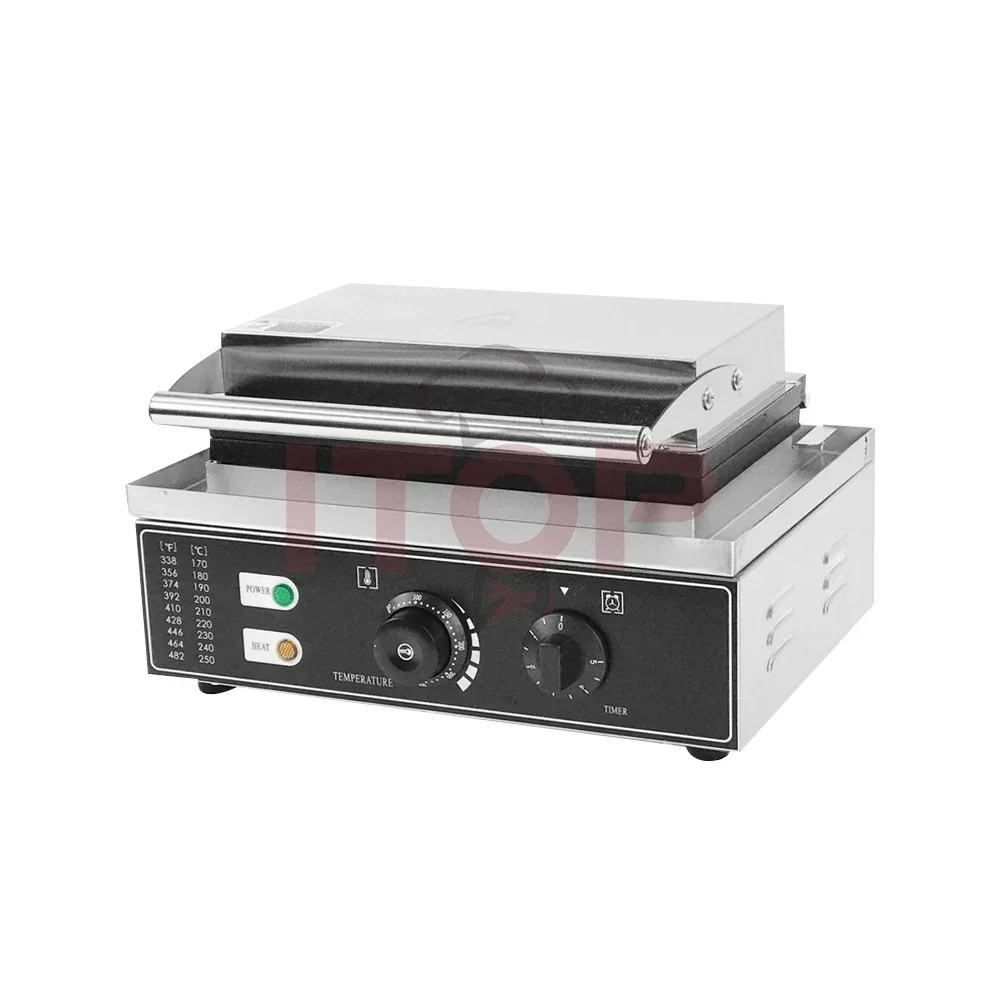 ITOP 220/110V Multi Function Breakfast Sandwich Maker 1550W 2 Slice Electric Waffle Sandwich Maker Toaster 6