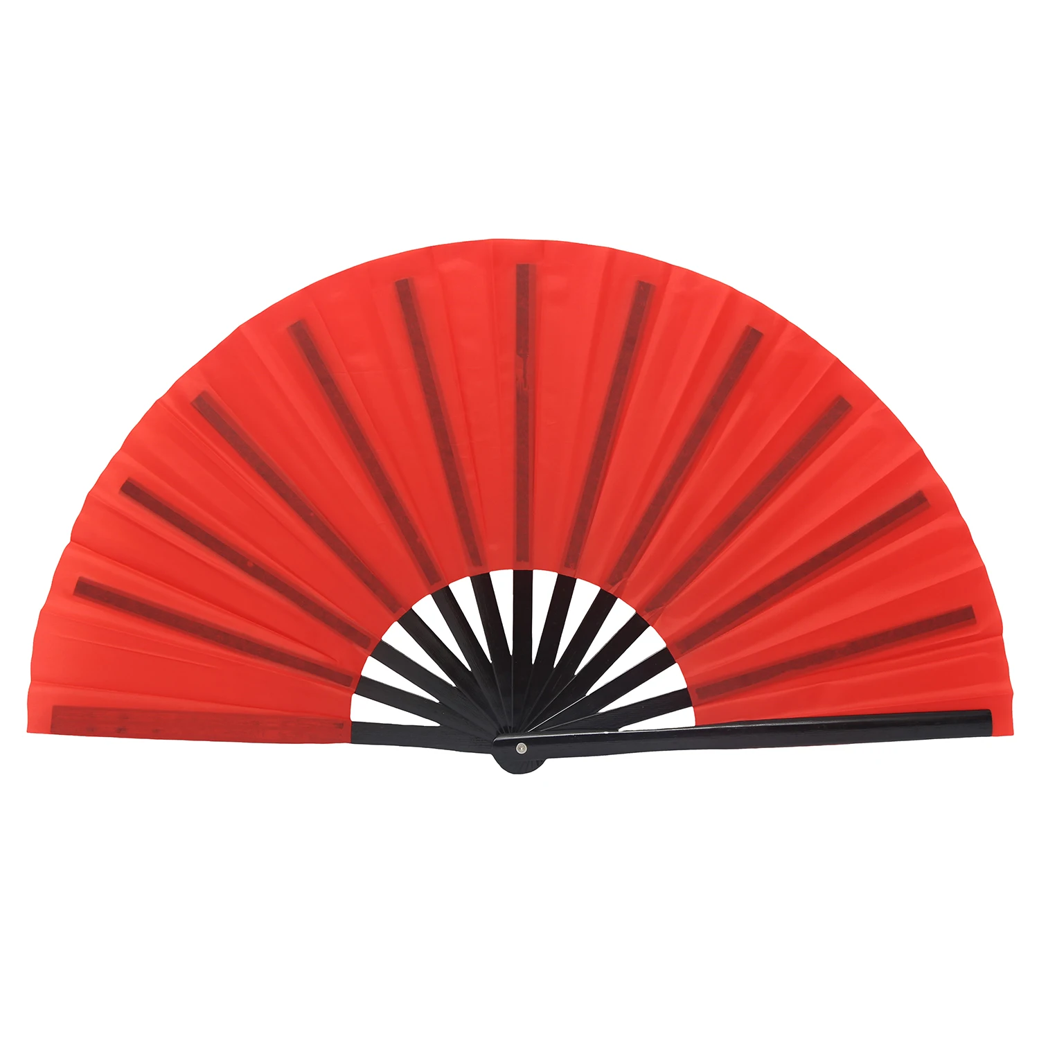 Bambus-Fan für rechte Hände, Tai Chi-Performance-Fan, Kampfsport-Fan, Kung-Fu-Fans, Cosplay-Fan, schwarze Abdeckung, China, viele Muster – Detail 24