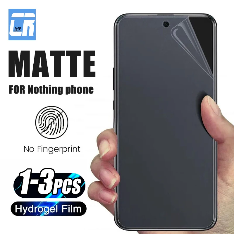 

1-3Pcs Anti-Fingerprint Matte Hydrogel Film For Nothing Phone (2a) Anti-Glare Screen Protector For Nothing Phone (2) Not Glass