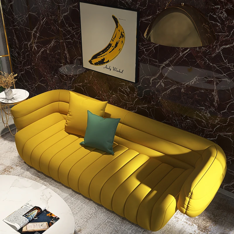 

Cozy Fabric Living Room Couch Nordic Luxury Italiano Home Recliner Solid Wood Lazy Sofa Arm European Lounge Mueble Home Decor