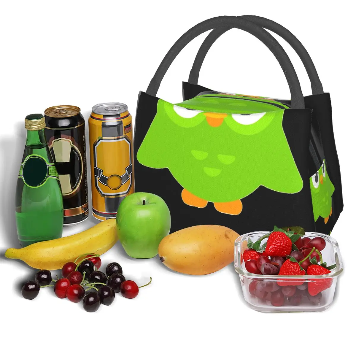 Duolingo Owl Duo Portable insulation bag for Cooler Thermal Food Office Pinic Container
