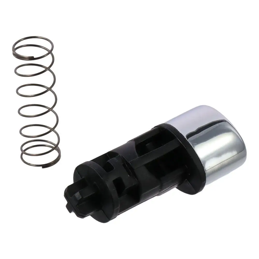 Reliable 1.02*2.44Inch Shifter Shift Black Plastic Knob Button Metal 54132-S84-A81 For DX Automatic Transmissions
