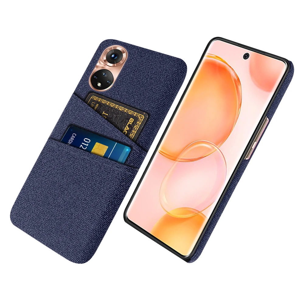 Premium Fabric Dual Card Phone Case Cover