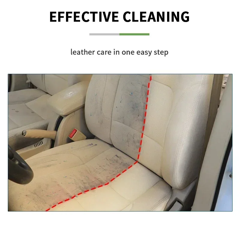 Leather Cleaner Car Cleaning Agent Multi Purpose Foam Cleaner Car Interior Leather Foam Cleaner Rust Remover Cleaning Car Seat Interior Accessories Home Foam Spray