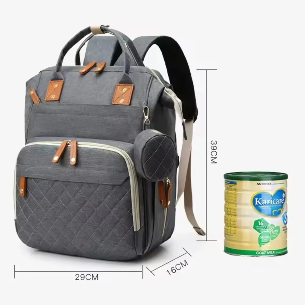 Baby diaper backpack toddler diaper backpack with changing pad mom and dad travel large capacity baby bag