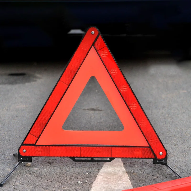 1 Set Car Safety Reflective Stickers Danger Signs Triangular Car Danger  Stickers 
