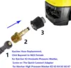 High Pressure Car Washer Hose Quick Connector Converter M22 Thread Sinks Converter for  Karcher Lavor Parkside pressure washer 5
