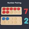 Montessori Toy Ten-grid Digital Cognitive Count Children Maths Logic Training Early Education Teaching Aid Math Game For Kids 2