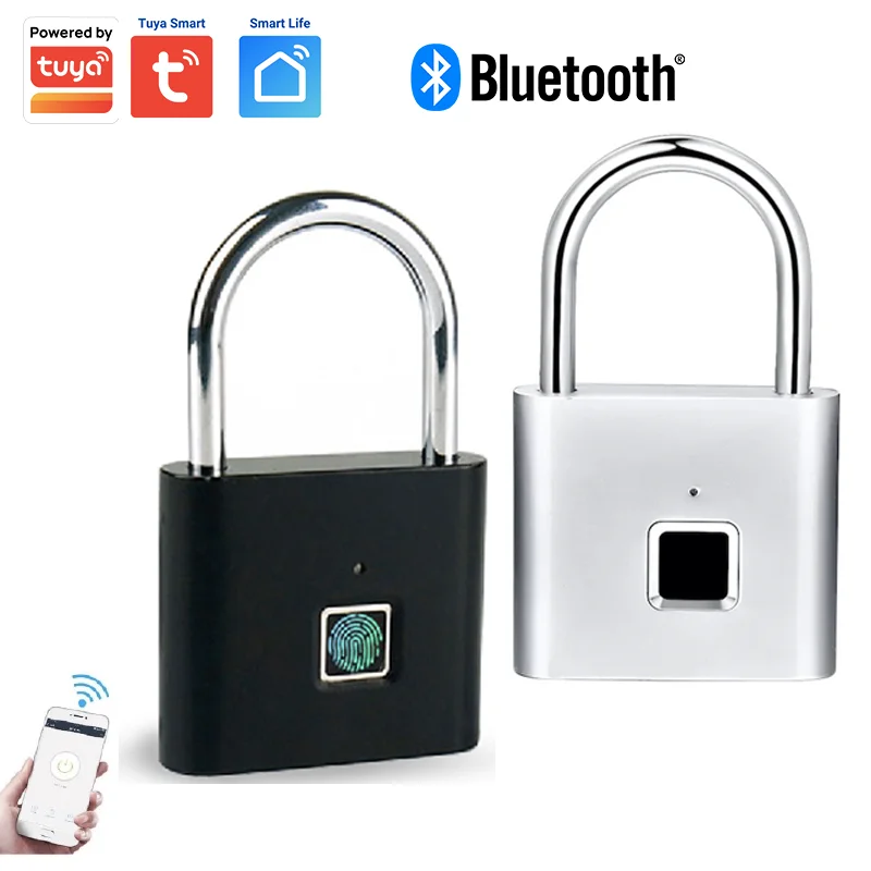 TuyaSmartPadlockWirelessBluetoothPadlockFingerprintElectronic
