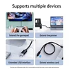 cable d'extension USB 2.0 vers USB pour Smart TV, PS4, Xbox One, SSD, cordon de données