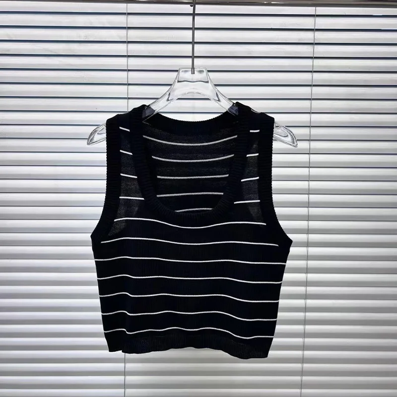 

Summer Tank Tops For Women Striped Shirts Super Short Vest Classic New Arrival Cool High Quality Tanks