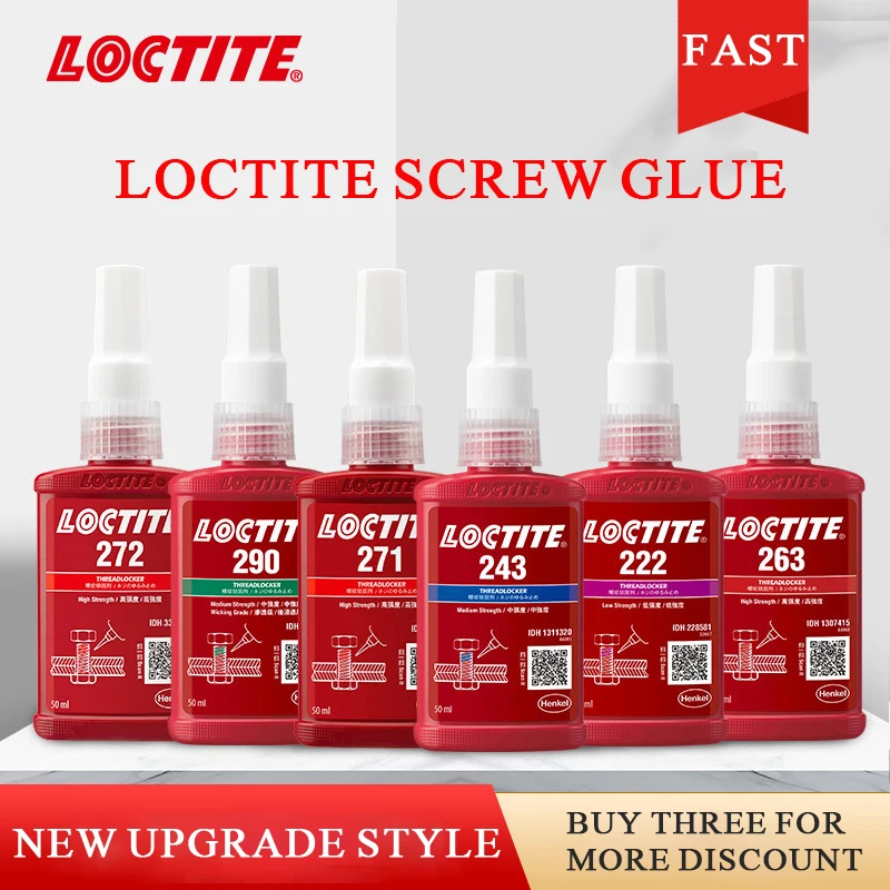 Loctite 243 Threadlocker, Glue Super Glue 50ml, Glue Screws Threads