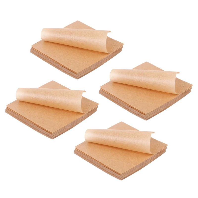 

2000 Pcs Unbleached Parchment Paper Baking Sheets, 4X4 Inches Non-Stick Precut Baking Parchment, Perfect For Wrapping