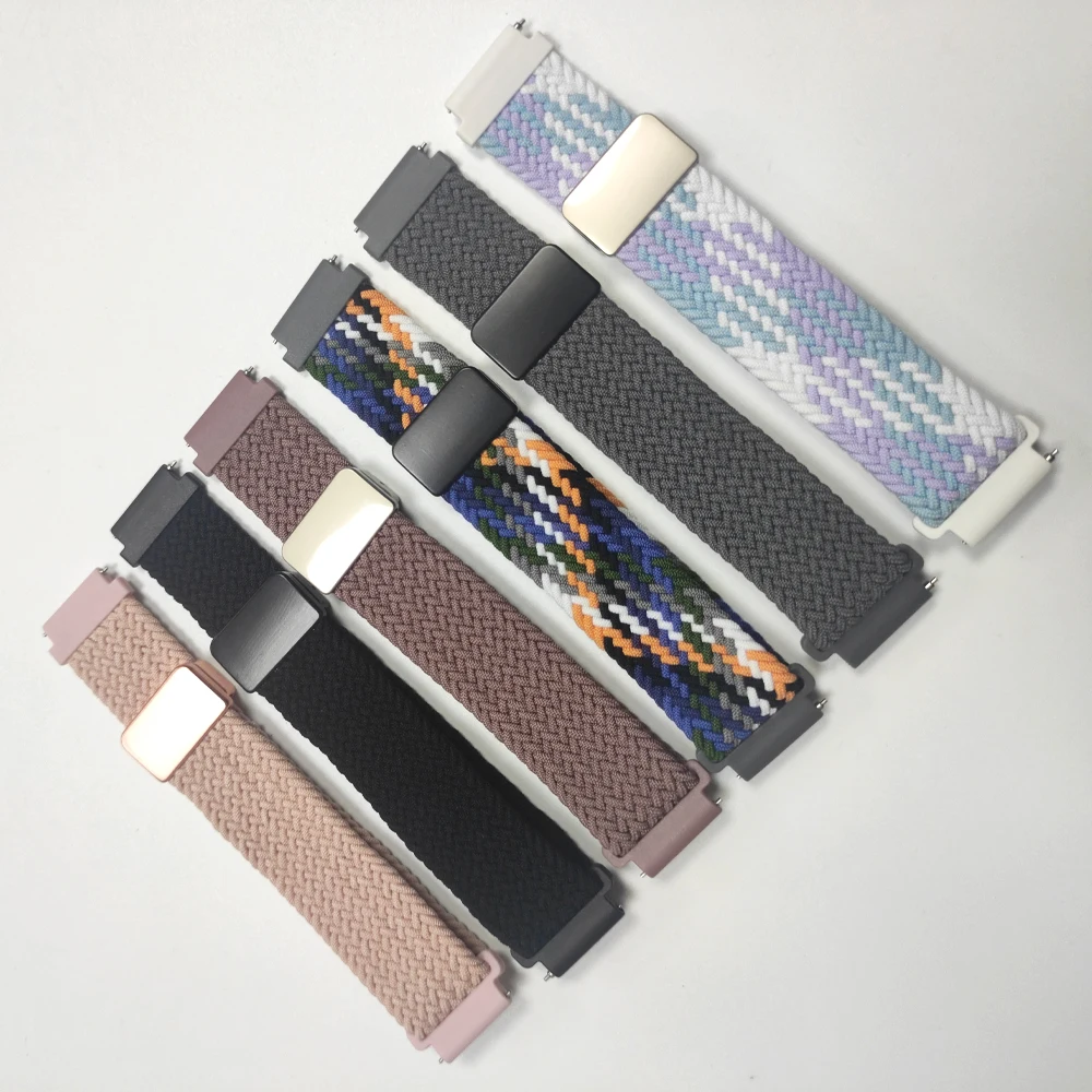 Magnetic Braided Loop Nylon Strap - 20mm/22mm Bracelet