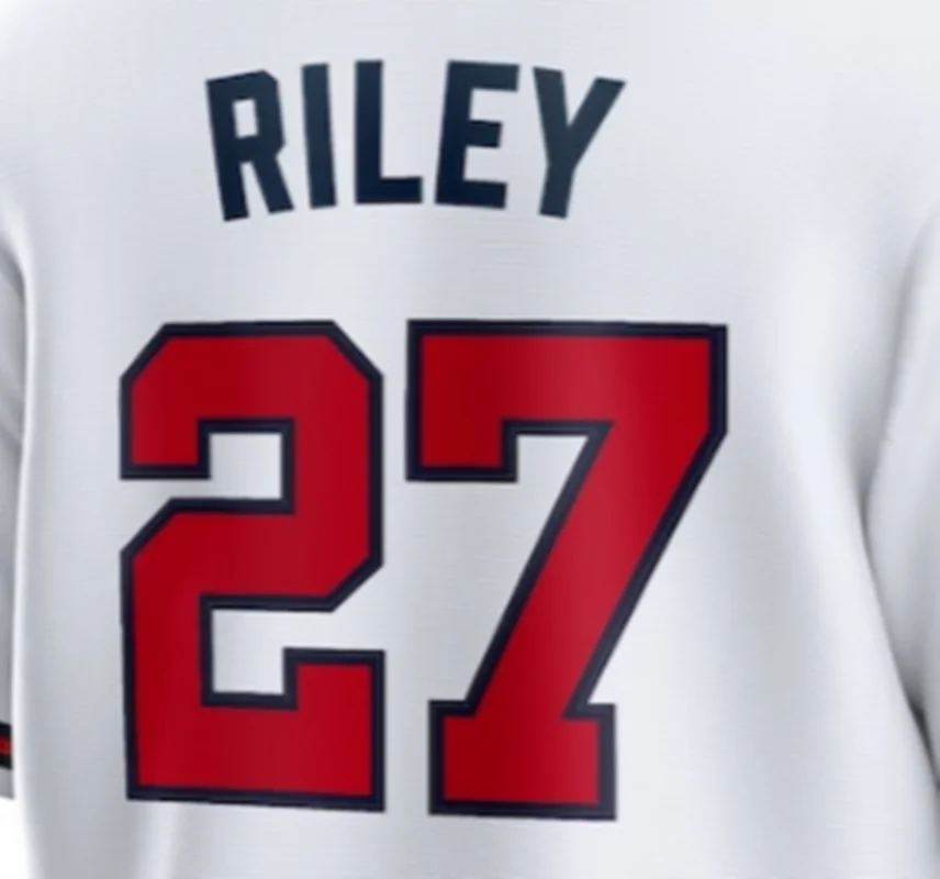 thumbnail image 1 of Camisetas de béisbol de la famosa marca Atlanta con bordados para hombres, mujeres y jóvenes, personalizadas #1 ALBIES #3MURPHY #13 ACUNAJR #27 RILEY OLAON, 1 of 5