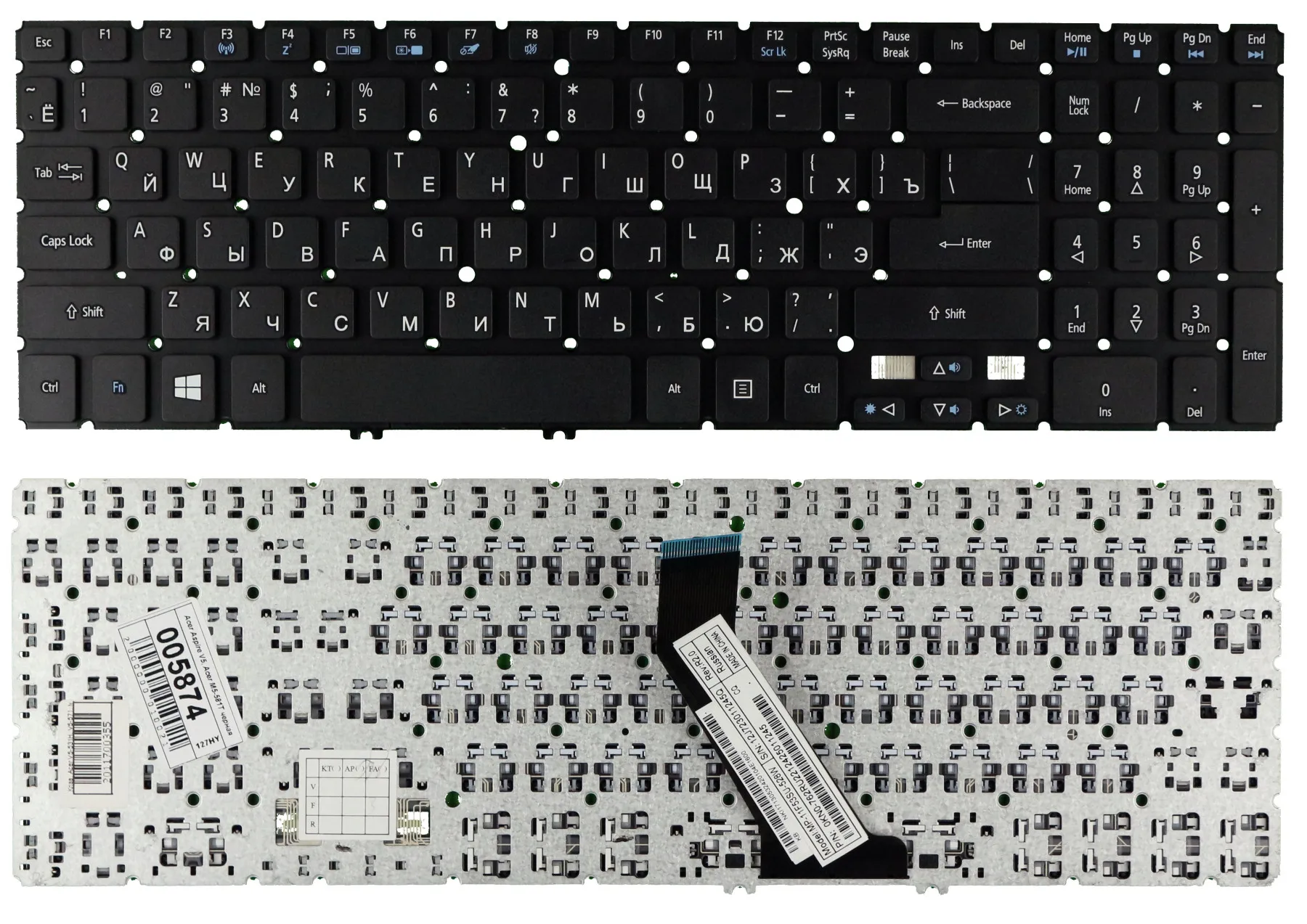 Клавиатура для Acer Ultra M3-581TG-52464G52Mnkk черная | Компьютеры и офис