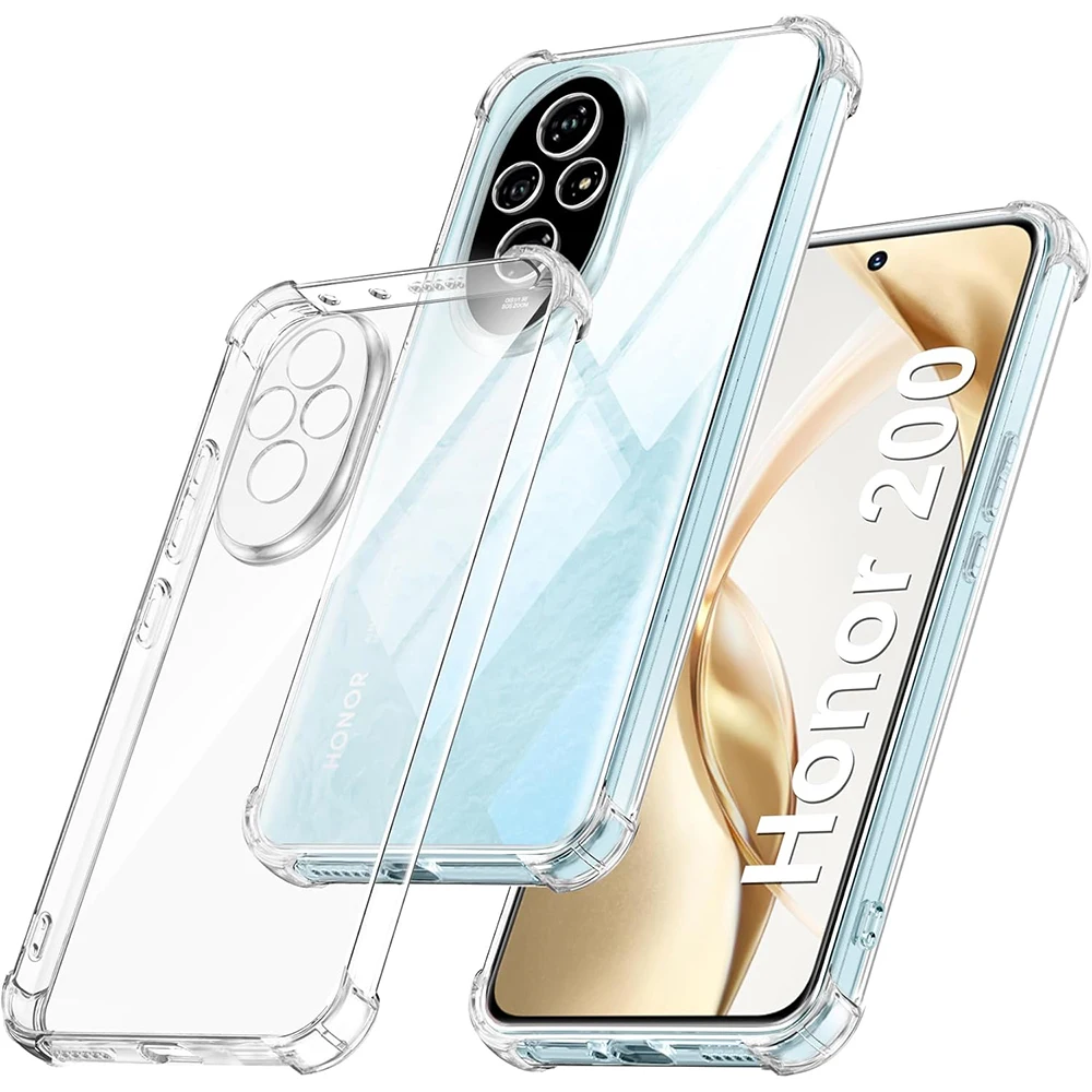 Coque Silicone Souple 2mm Pour Honor 200 Smart - Transparent, Générique, Neuve Sous Emballage