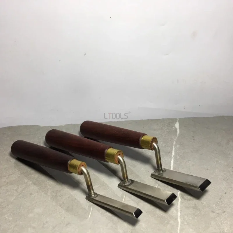 1 مجموعة عالية القدم مجرفة النجارة التشذيب خاص نحت إزميل مسطحة القاع معقوفة مجرفة سكين أدوات الأجهزة اليدوية