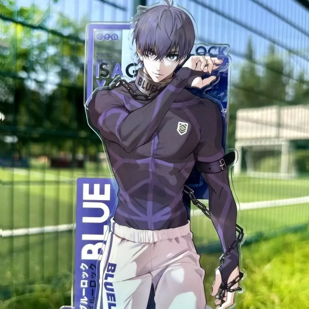 Rin Itoshi Anime Figur 2-tlg Set - 11cm PVC Figuren | Niedliche Desktop Deko | Blue Lock Charakter