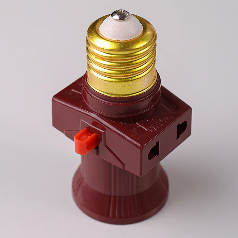 111V-240V E27 Screw Bulb Holder Convert To With Switch Lamp Socket LED Bulb Adapter With Switch Lamp Socket Adapter 1pc lamp holder lamp bulb holder lamp socket adapter