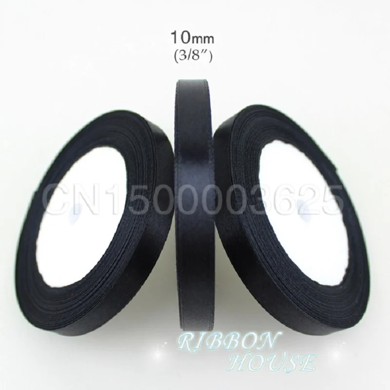 (25 Yards/roll) 6mm Satin Ribbon Woven Ribbons Gift Packaging Christmas Decoration Handmade DIY Home Holiday Party Wholesale