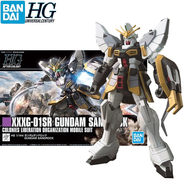 

In Stock BANDAI HGUC h228 HG 1/144 XXXG-01SR GUNDAM SANDROCK Assembly Models Ver. Anime Action Figures Model Collection Toy