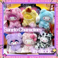In Stock Sanrio Forest Vibes Blind Box Vinyl Plush Toy Pendant Sanrio Characters Mystery Box Cute Doll Toys Girls Christmas Gift
