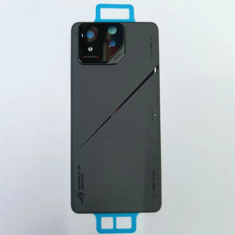 

Крышка батарейного отсека для Asus Rog Phone 8 Pro AI2401, Задняя стеклянная панель, задний корпус, фоторамка для камеры, запчасти для ремонта объектива