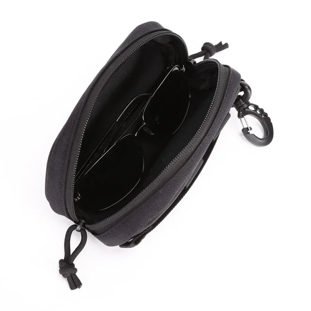 1000D Nylon Tactical Molle Glasses Pouch, Eyeglasses Hard Case Shockproof Sunglasses Carrying Protective Box For Outdoor 3