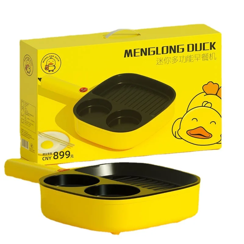 Tostadora De Pan Electrica Breakfast Household Sandwich Machine Multifunctional Three In One Waffle Maker
