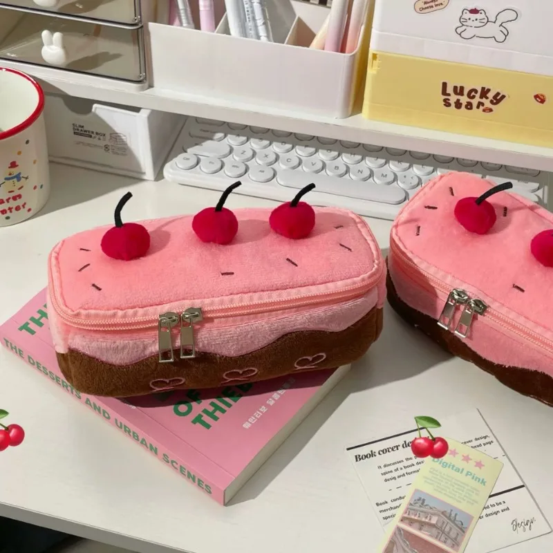 Sweet Cherry Pencil Case for Kids Girl