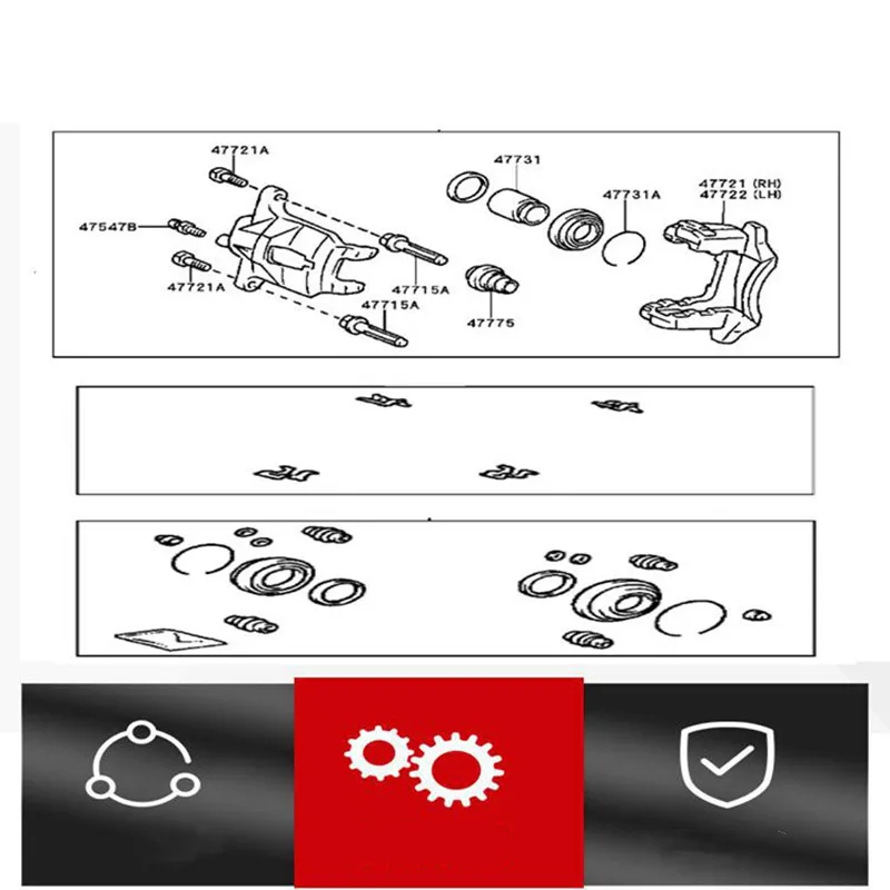 Système de freinage de course haute performance, étrier Gt6, disque de frein,  tuyau de frein, chapeau central, support, plaquettes pour Geely X11 -  AliExpress