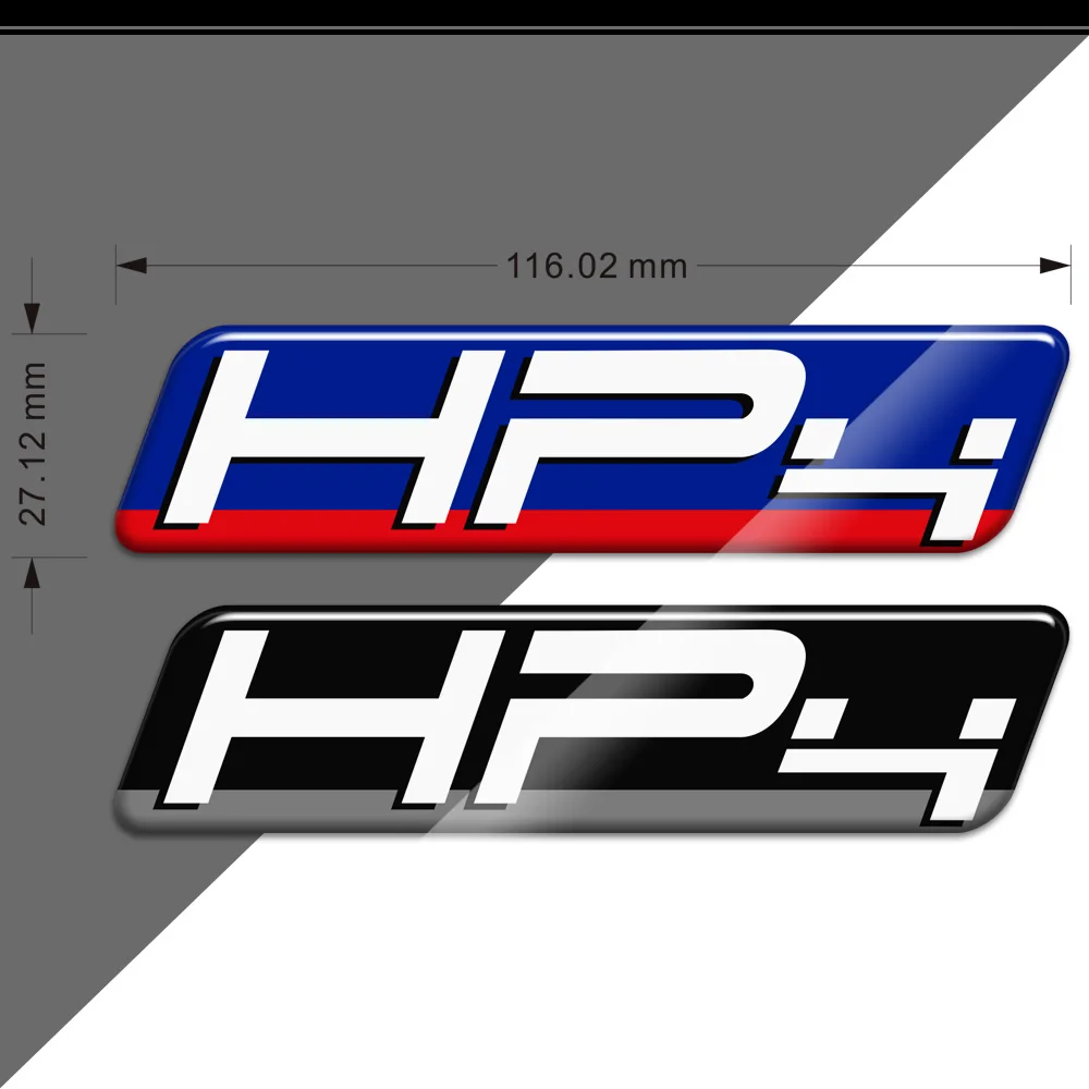 Motorcycle Stickers Side Panel Protector Fairing Tank Pad Emblem For BMW FOR HP HP1 HP2 HP4 R 1250 GS R1250 Race S1000RR S1000XR
