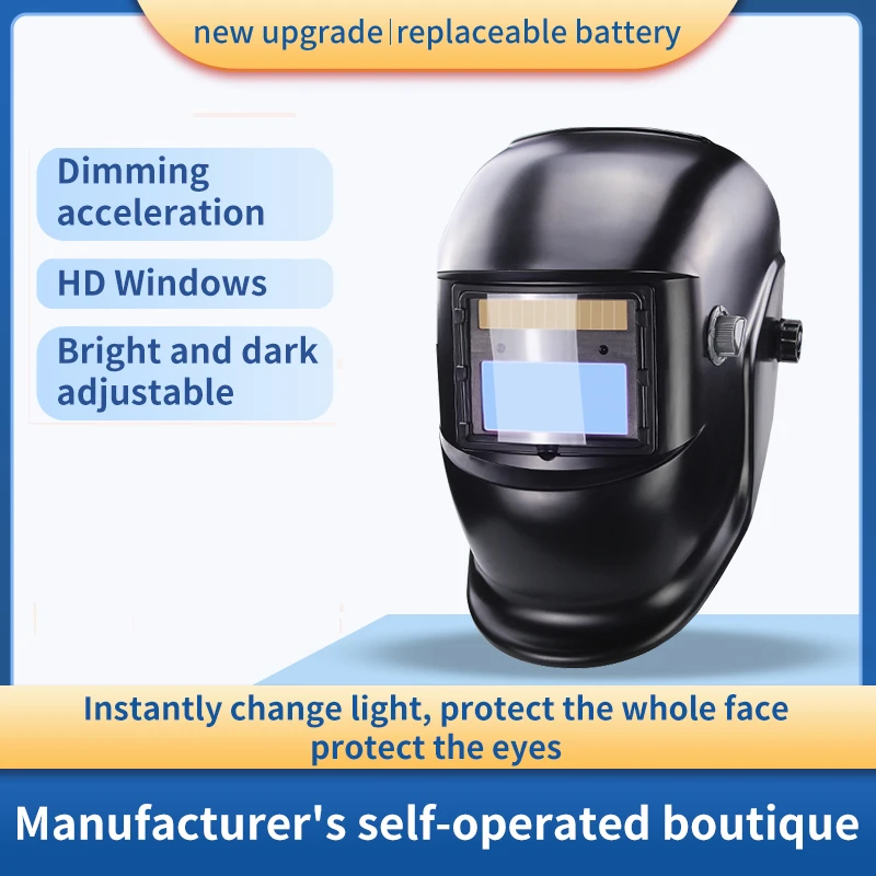 Solar Battery Outside Control Auto Darkening/Shading Grinding True Color Welding Helmet/Welder Goggles/Weld Mask's Filter/Lens