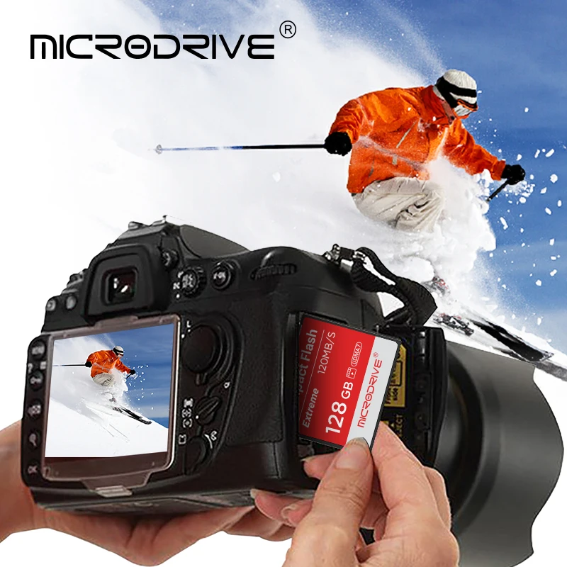 High-Speed Compact Flash Card - Real Memory Options: 256GB, 128GB, 64GB, 32GB - Premium Quality