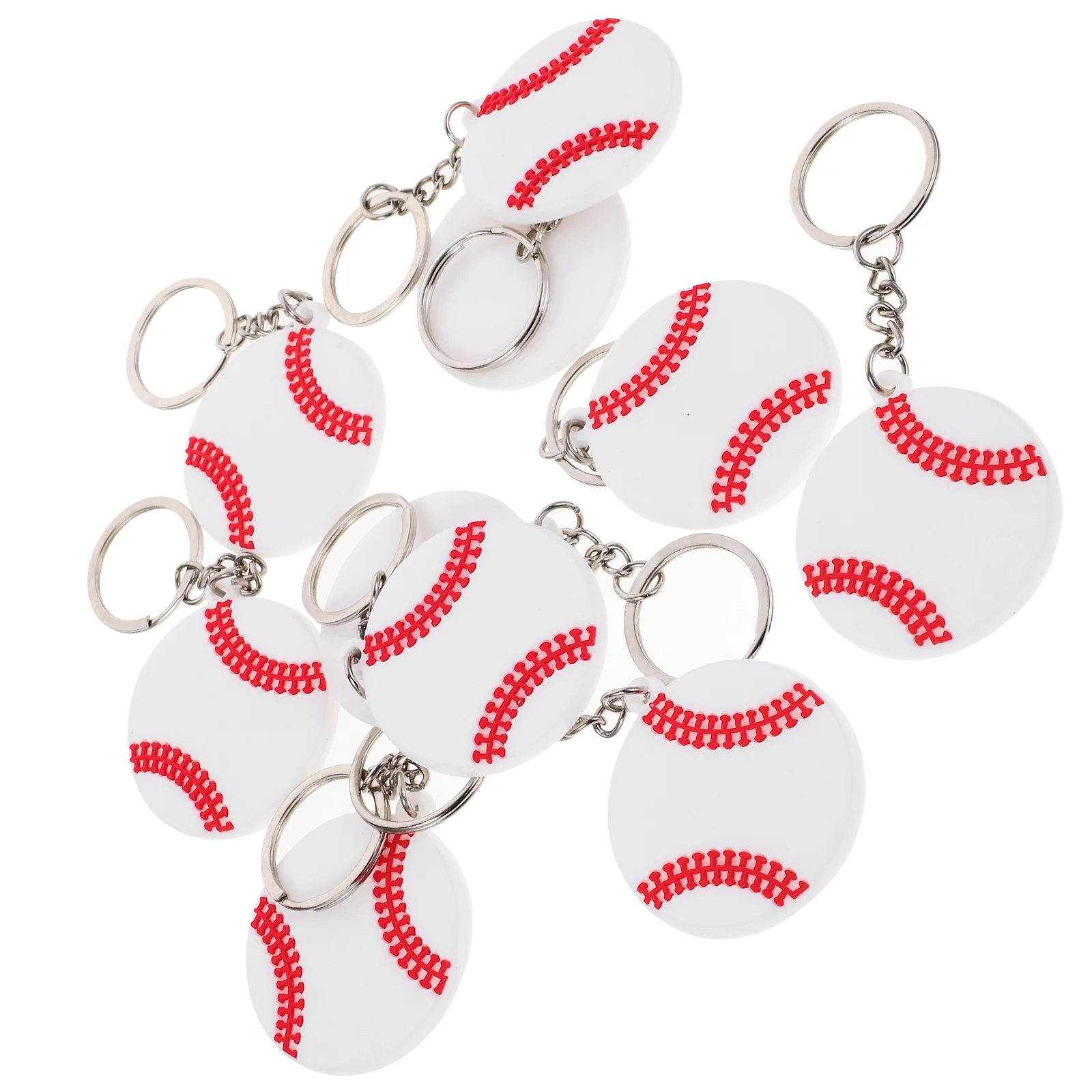 20 Pcs Volleyball Keychains Volleyball Charm Sports Key Pendants Bag Pendant Volleyball Stuff Sports Accessires 5 pcs key chain mini backpack keychain ring pendant bag charm baseball keychains women sports party favors kids miss
